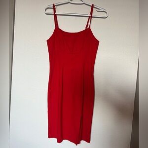 Fitted Red Dress